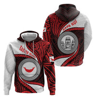 Easter Island Zip Hoodie Moai Statues Polynesian Style LT05 - Polynesian Pride