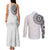 New Zealand Aotearoa Couples Matching Tank Maxi Dress and Long Sleeve Button Shirt Maori Te Mata O Rongokako