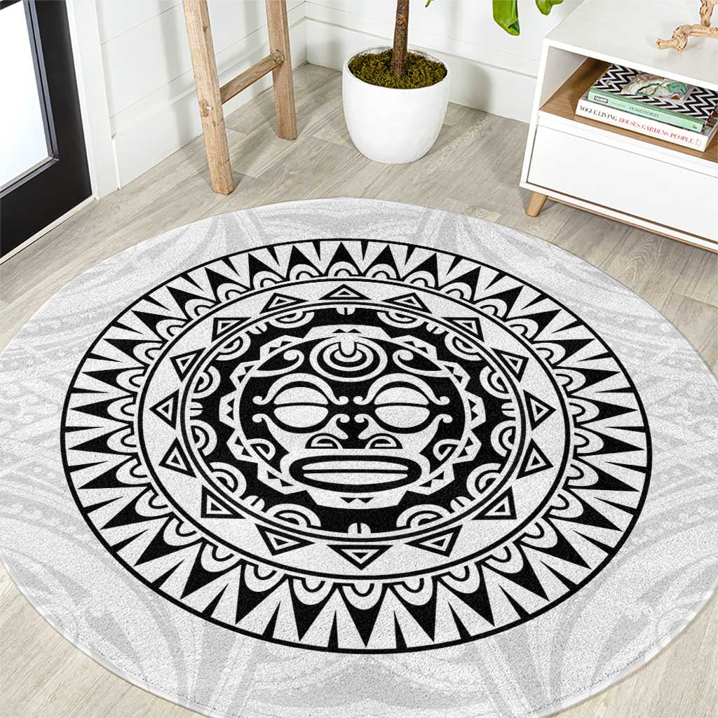 New Zealand Aotearoa Round Carpet Maori Te Mata O Rongokako