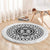 New Zealand Aotearoa Round Carpet Maori Te Mata O Rongokako