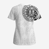 New Zealand Aotearoa Scrub Top Maori Te Mata O Rongokako - Polynesian Pride