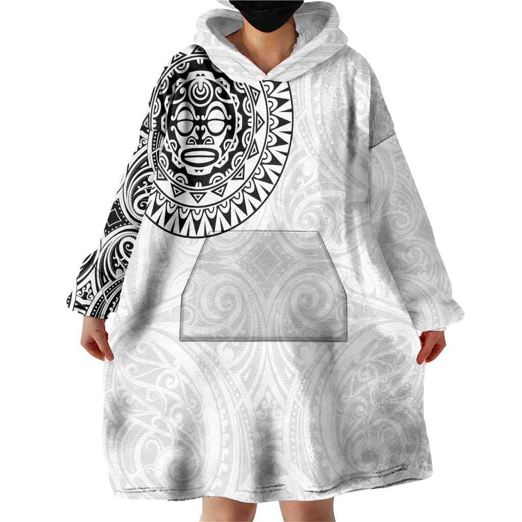 New Zealand Aotearoa Wearable Blanket Hoodie Maori Te Mata O Rongokako