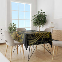 Hawaii Kuhio The Citizen Prince Tablecloth Gold Polynesian Tribal Tattoo LT05 - Polynesian Pride
