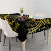 Hawaii Kuhio The Citizen Prince Tablecloth Gold Polynesian Tribal Tattoo LT05 - Polynesian Pride