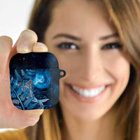 New Zealand Matariki AirPods Case Maori Koru With Humpback Whale Blue