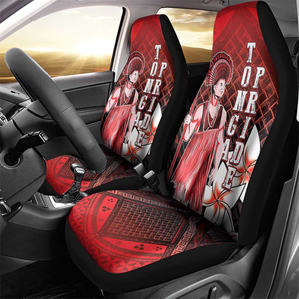 The First King Of Tonga Car Seat Cover Tongan Pride