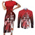 The First King Of Tonga Couples Matching Short Sleeve Bodycon Dress and Long Sleeve Button Shirt Tongan Pride