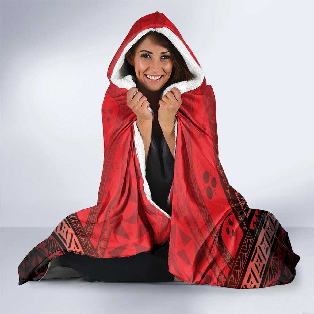 The First King Of Tonga Hooded Blanket Tongan Pride