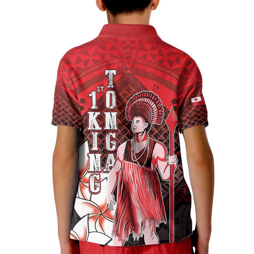 The First King Of Tonga Kid Polo Shirt Tongan Pride