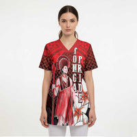 The First King Of Tonga Scrub Top Tongan Pride - Polynesian Pride