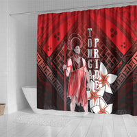 The First King Of Tonga Shower Curtain Tongan Pride