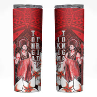 The First King Of Tonga Skinny Tumbler Tongan Pride