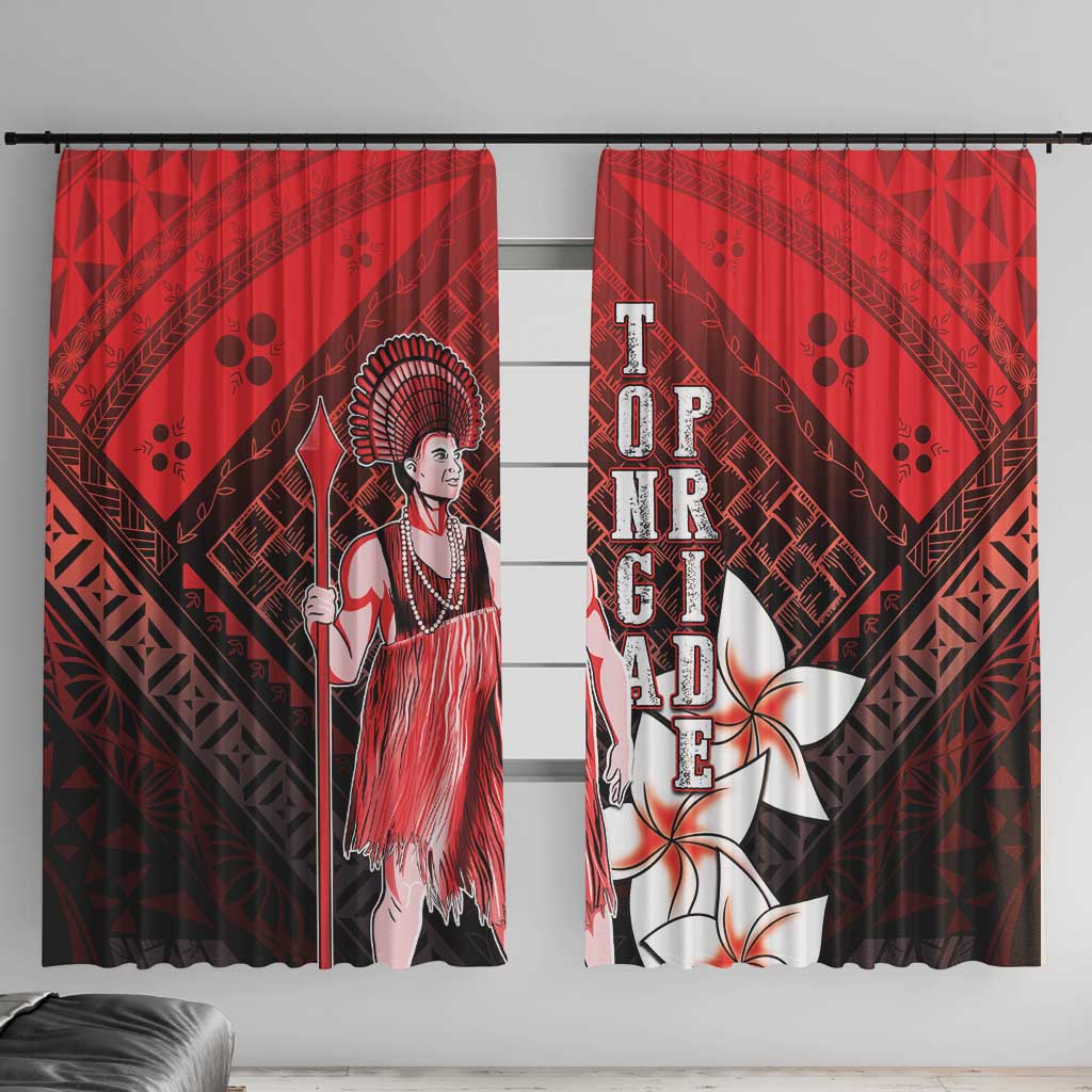 The First King Of Tonga Window Curtain Tongan Pride
