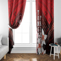 The First King Of Tonga Window Curtain Tongan Pride