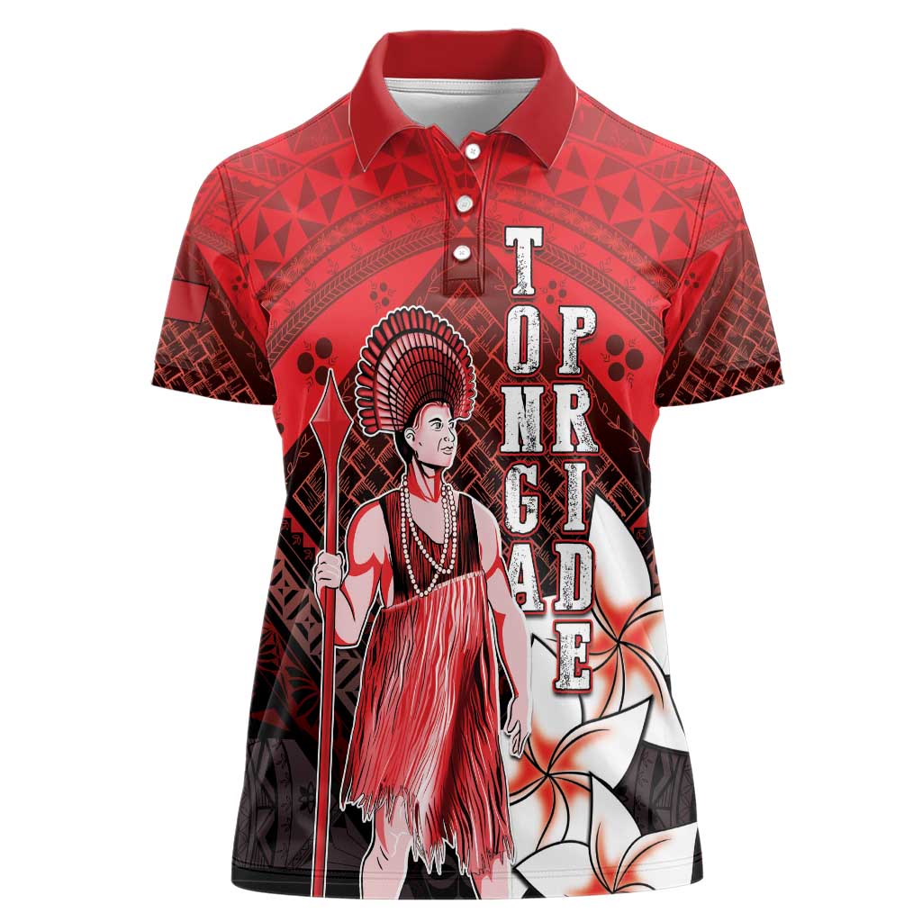 The First King Of Tonga Women Polo Shirt Tongan Pride