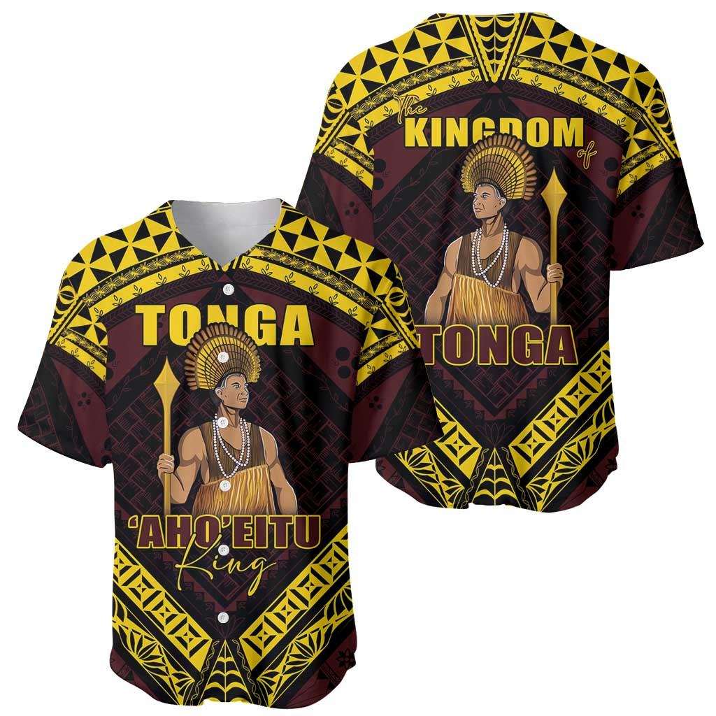 Tonga First King Baseball Jersey Ahoeitu Know Your Roots