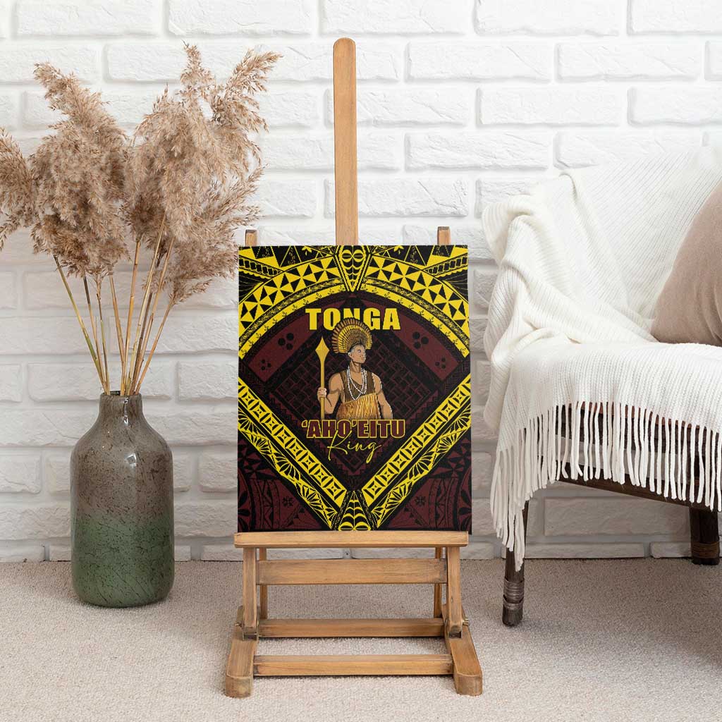 Tonga First King Canvas Wall Art Ahoeitu Know Your Roots
