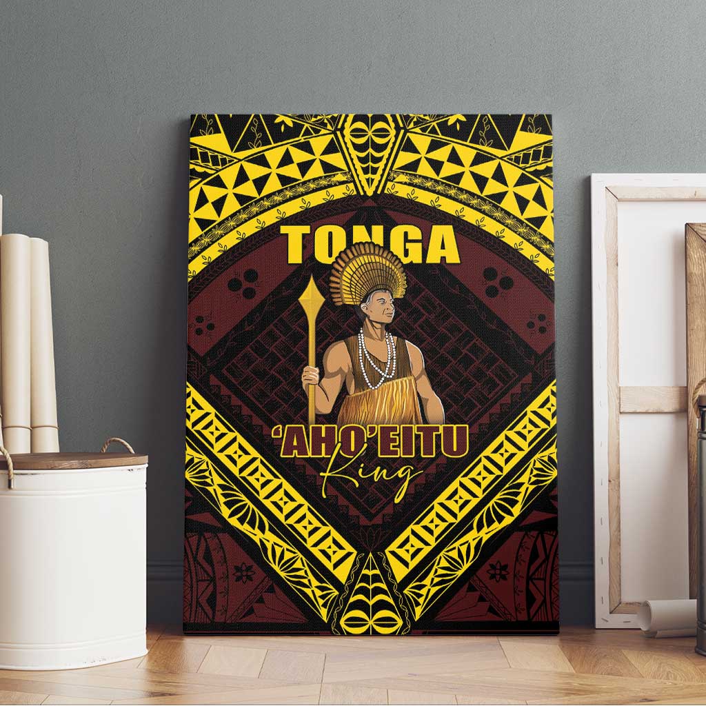 Tonga First King Canvas Wall Art Ahoeitu Know Your Roots