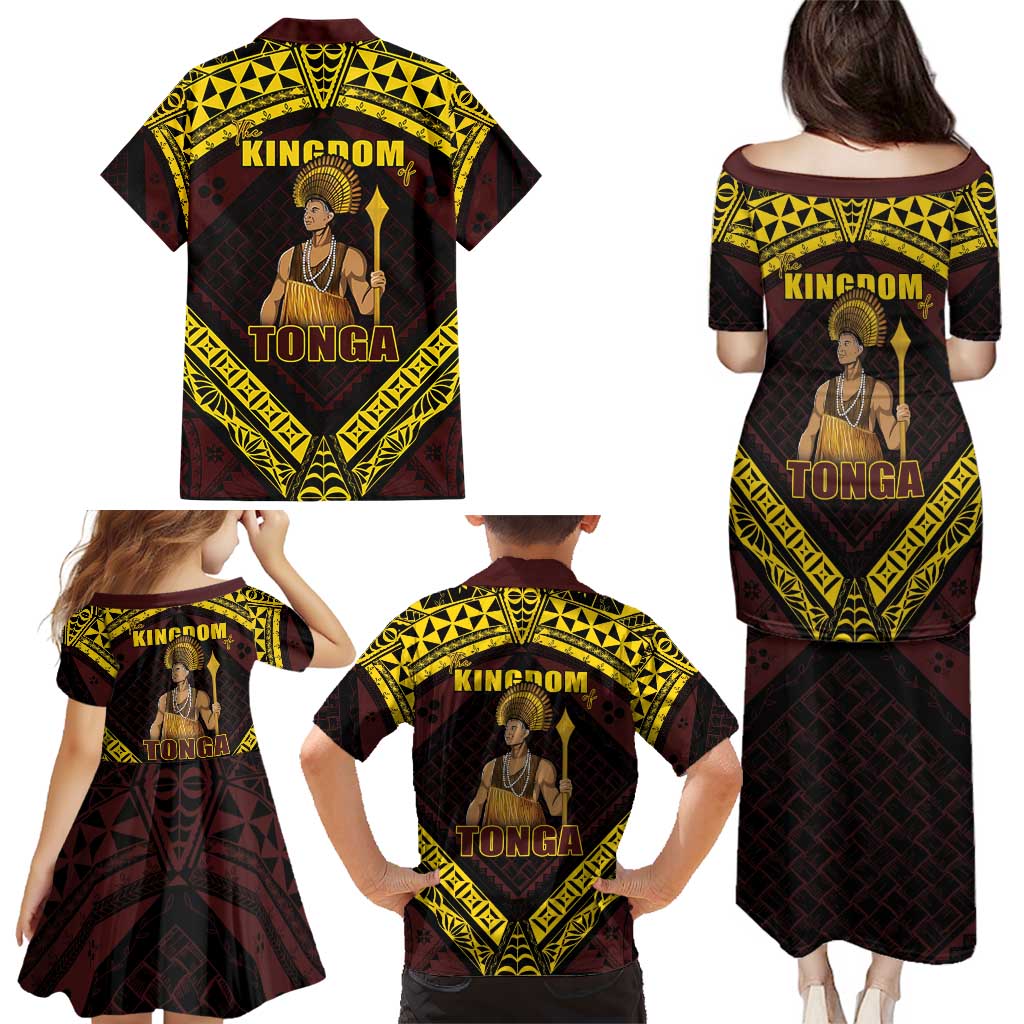 Tonga First King Family Matching Puletasi and Hawaiian Shirt Ahoeitu Know Your Roots LT05 - Polynesian Pride