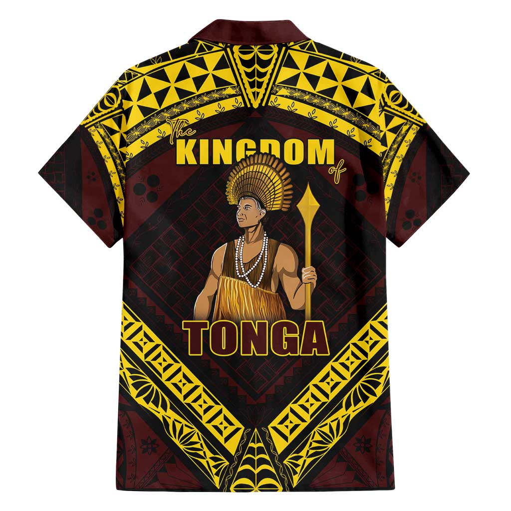 Tonga First King Family Matching Short Sleeve Bodycon Dress and Hawaiian Shirt Ahoeitu Know Your Roots