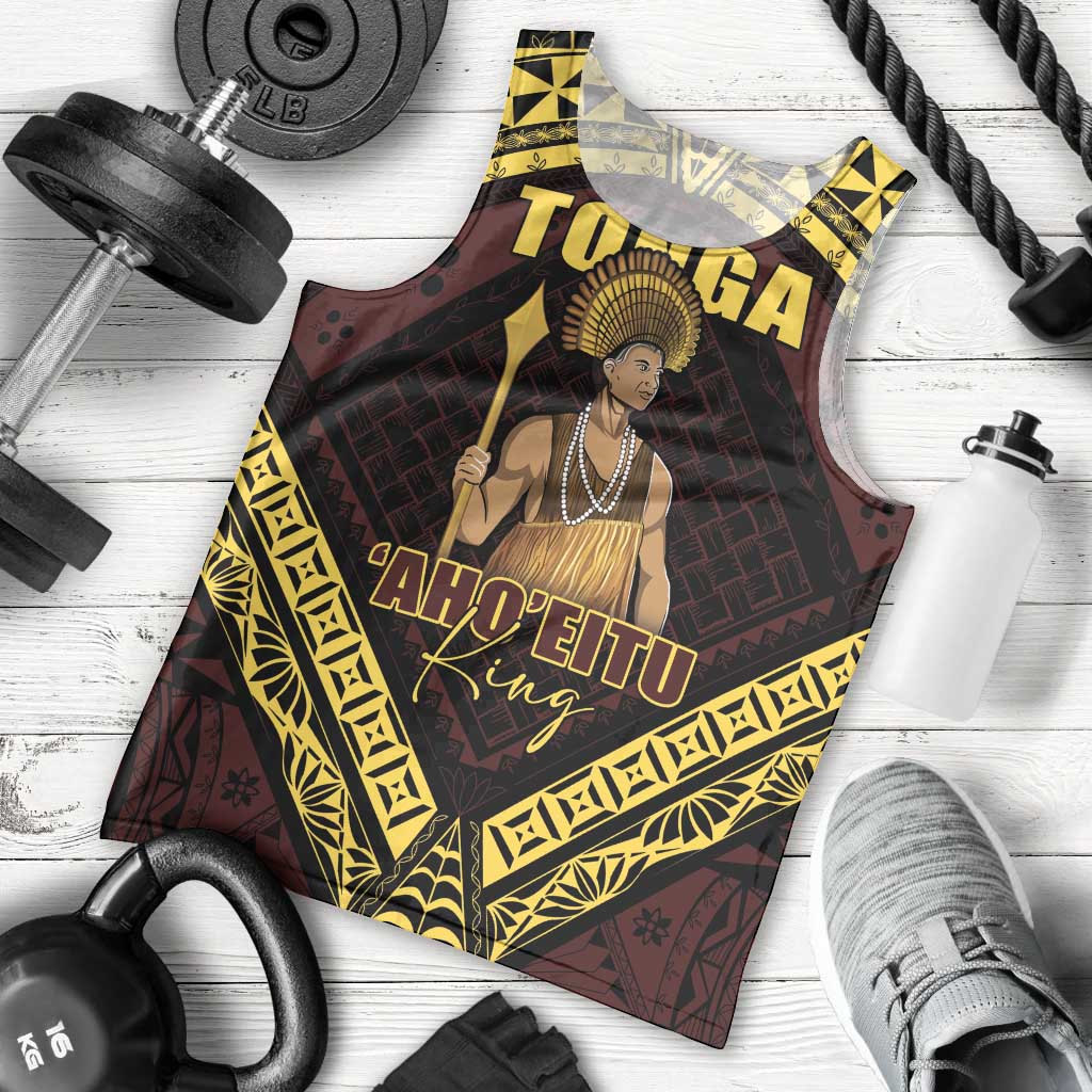 Tonga First King Men Tank Top Ahoeitu Know Your Roots