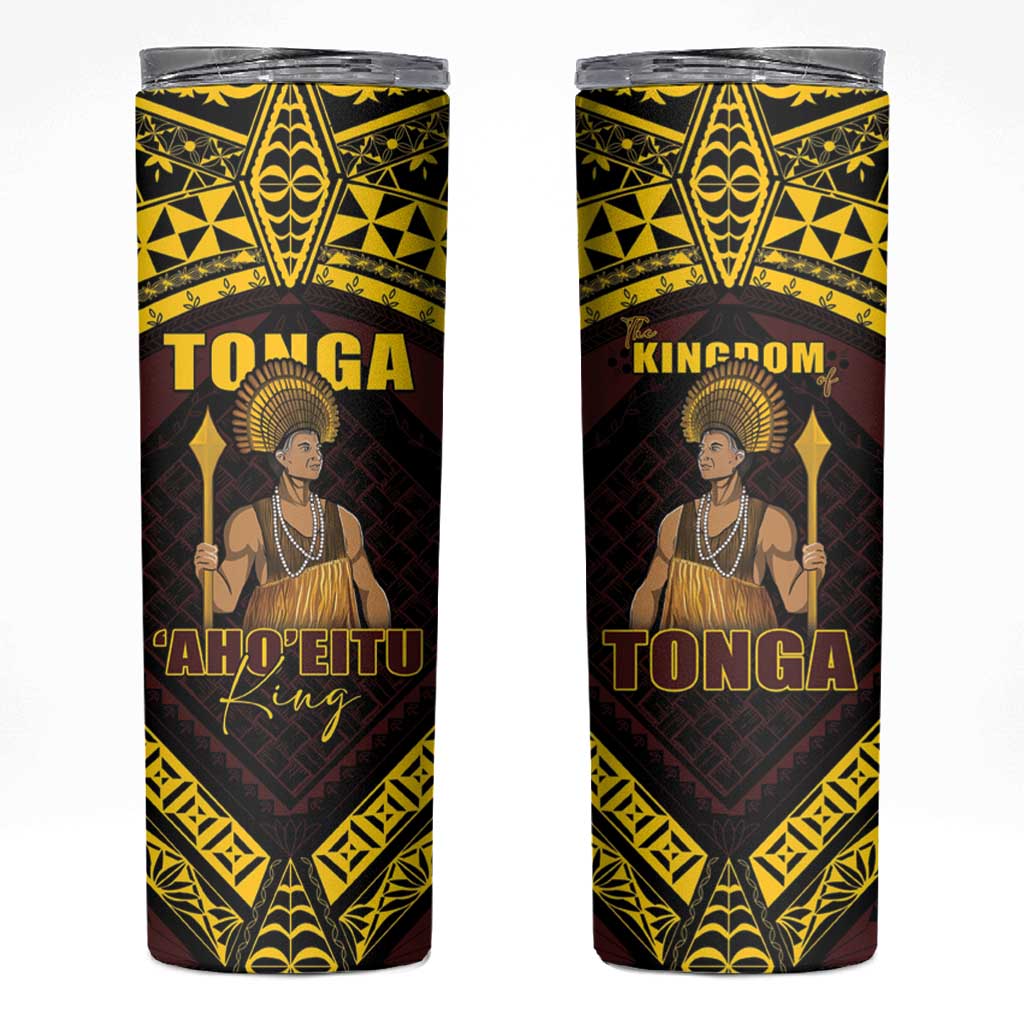 Tonga First King Skinny Tumbler Ahoeitu Know Your Roots