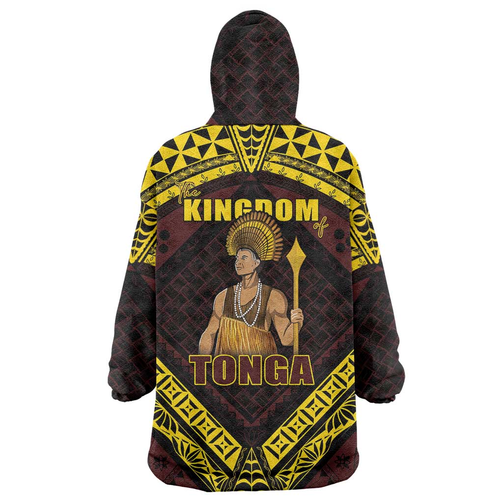 Tonga First King Wearable Blanket Hoodie Ahoeitu Know Your Roots