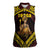 Tonga First King Women Sleeveless Polo Shirt Ahoeitu Know Your Roots