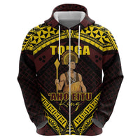 Tonga First King Zip Hoodie Ahoeitu Know Your Roots