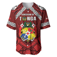 Tonga Emancipation Day Baseball Jersey Tongan Kupesi Pattern