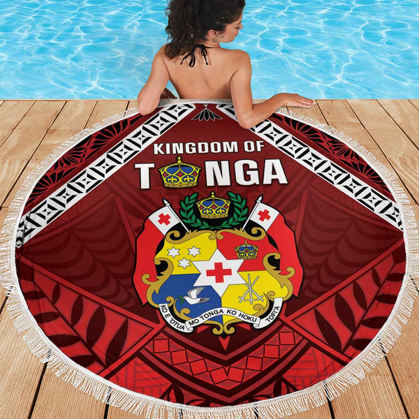 Personalised Tonga Independence Day Wearable Blanket Hoodie Kupesi Pattern Mix Style LT7 main image 0