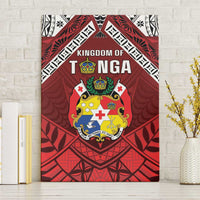 Tonga Emancipation Day Canvas Wall Art Tongan Kupesi Pattern