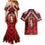 Tonga Emancipation Day Couples Matching Mermaid Dress and Hawaiian Shirt Tongan Kupesi Pattern