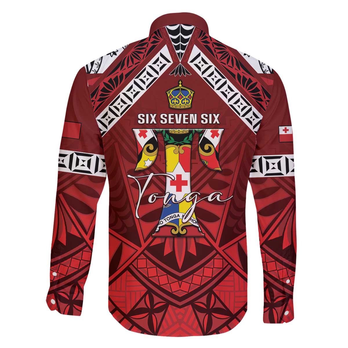 Tonga Emancipation Day Family Matching Off The Shoulder Long Sleeve Dress and Hawaiian Shirt Tongan Kupesi Pattern