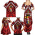 Tonga Emancipation Day Family Matching Summer Maxi Dress and Hawaiian Shirt Tongan Kupesi Pattern