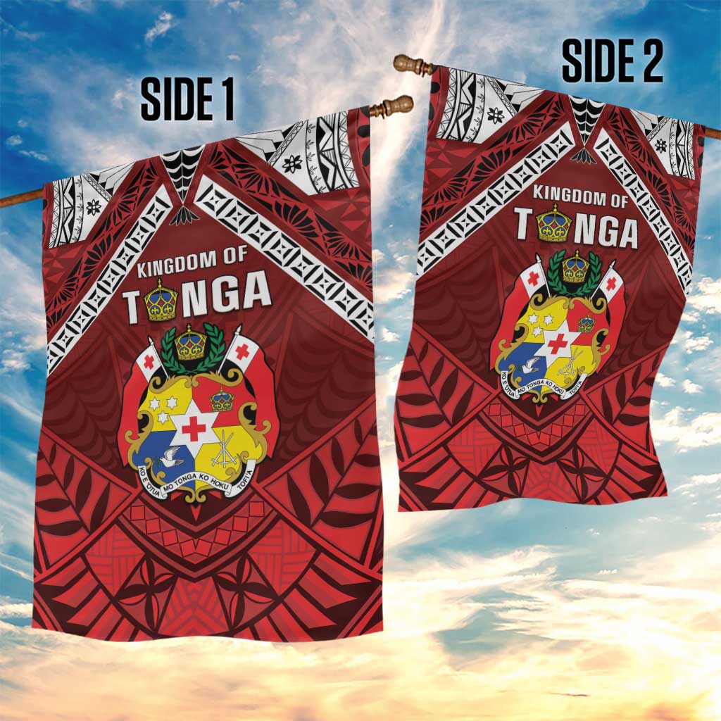 Tonga Emancipation Day Garden Flag Tongan Kupesi Pattern