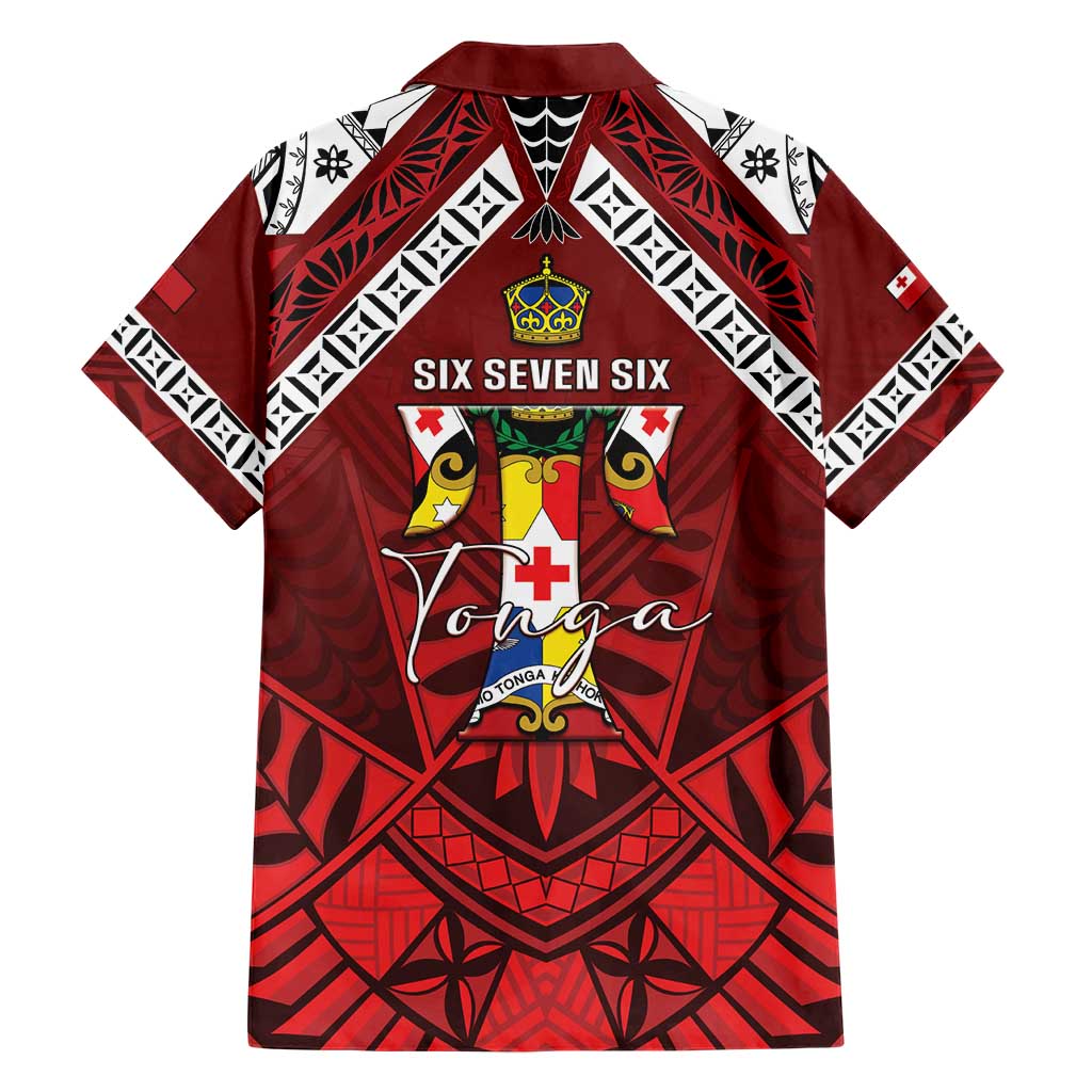 Tonga Emancipation Day Hawaiian Shirt Tongan Kupesi Pattern