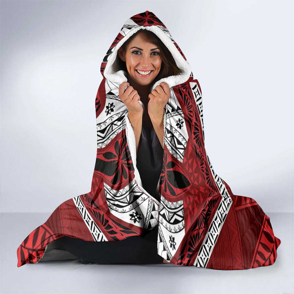 Tonga Emancipation Day Hooded Blanket Tongan Kupesi Pattern