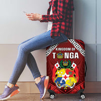 Tonga Emancipation Day Luggage Cover Tongan Kupesi Pattern LT05 - Polynesian Pride