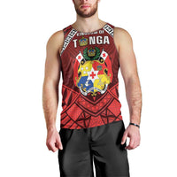 Tonga Emancipation Day Men Tank Top Tongan Kupesi Pattern