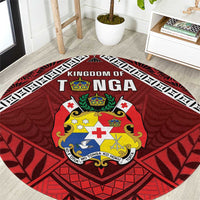 Tonga Emancipation Day Round Carpet Tongan Kupesi Pattern