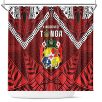 Tonga Emancipation Day Shower Curtain Tongan Kupesi Pattern