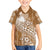 Tonga Kupesi Ngatu Family Matching Puletasi and Hawaiian Shirt Vintage Brown Plumeria