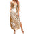 Tonga Kupesi Ngatu Family Matching Summer Maxi Dress and Hawaiian Shirt Vintage Brown Plumeria