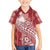 Tonga Kupesi Ngatu Kid Hawaiian Shirt Vintage Red Plumeria