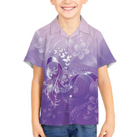 Lupus Awareness Month Family Matching Off The Shoulder Long Sleeve Dress and Hawaiian Shirt Polynesian Style