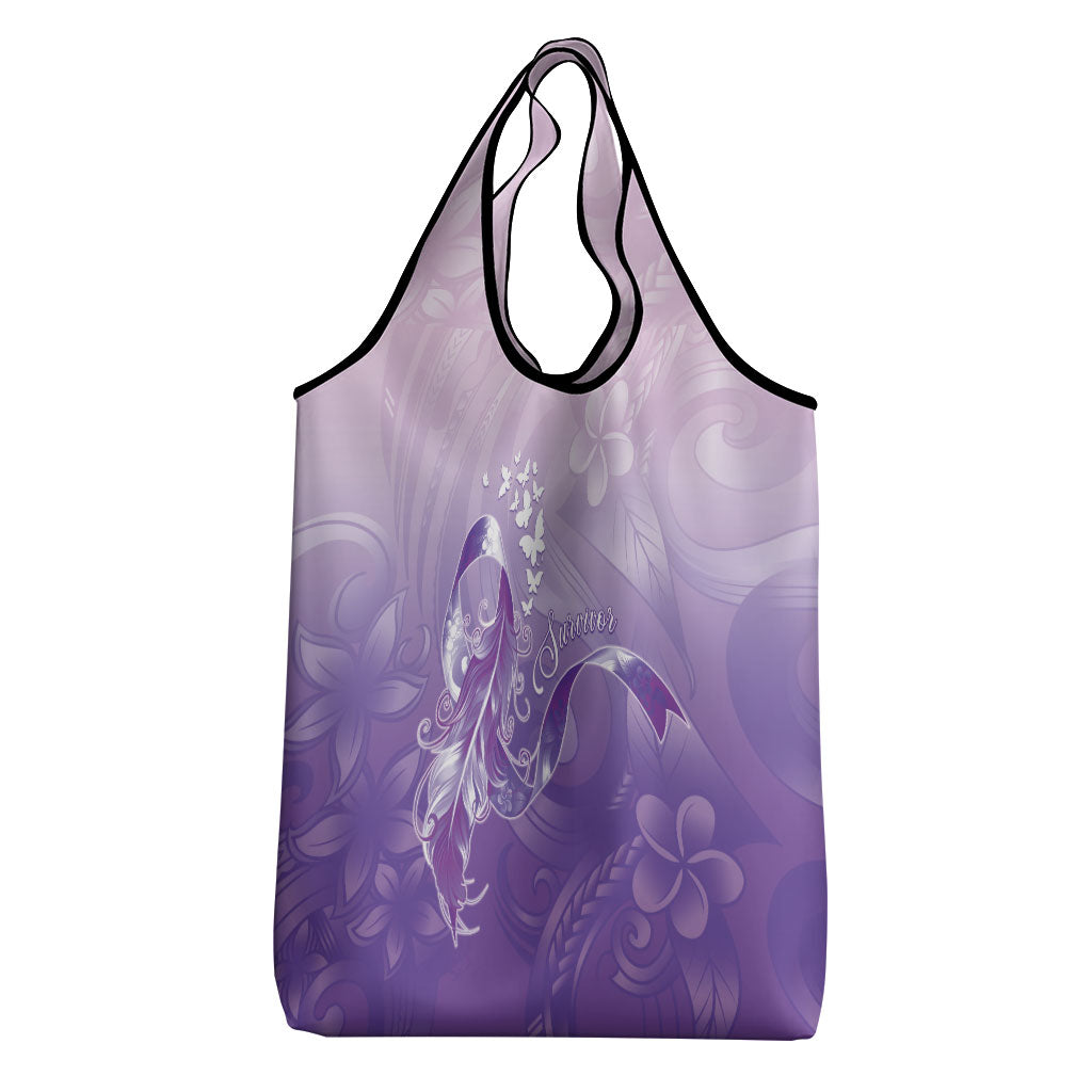Lupus Awareness Month Grocery Bag Polynesian Style