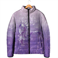 Lupus Awareness Month Padded Jacket Polynesian Style