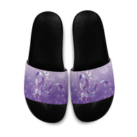 Lupus Awareness Month Slide Sandals Polynesian Style