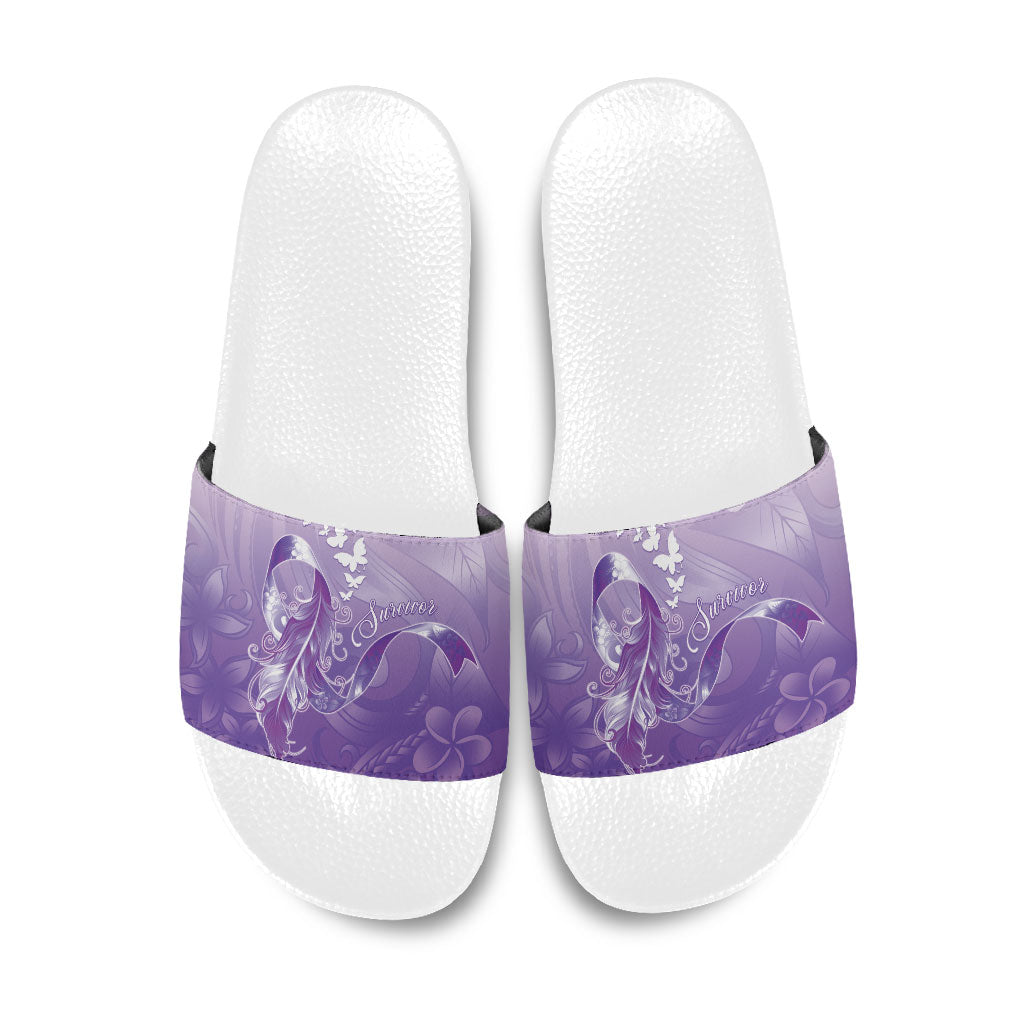 Lupus Awareness Month Slide Sandals Polynesian Style